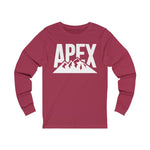 Apex Brand White Logo Long Sleeve Tee